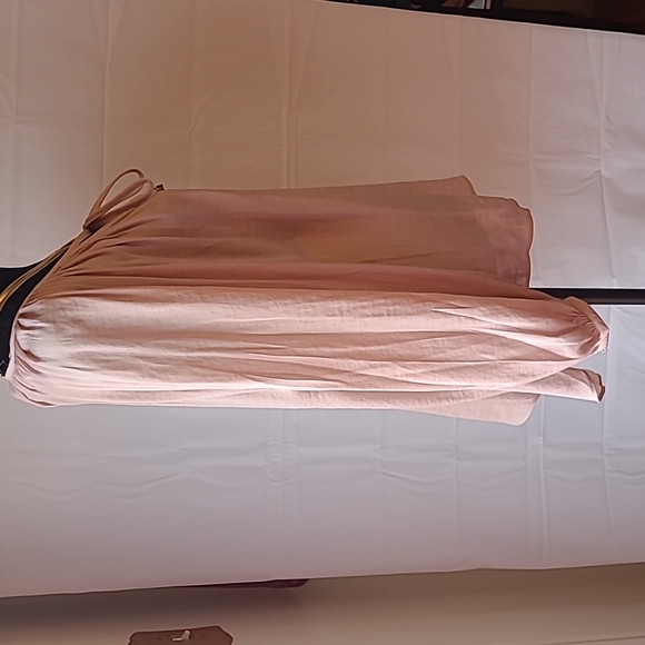 Jennifer Lopez, X small, dusty pink, long sleeve tunic peasant blouse. - Picture 3 of 8